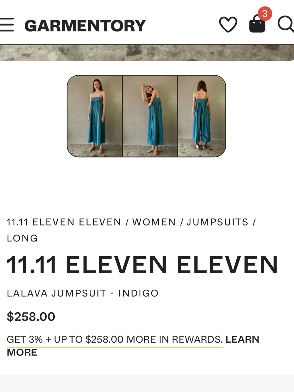11.11. Eleven Eleven Lalava Cotton Jumpsuit - Picture 10 of 13